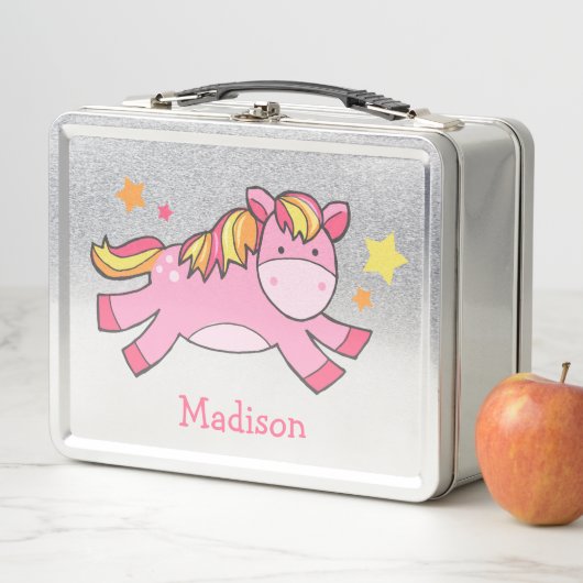 Roze prancing, Pony gepersonaliseerd (In situ)