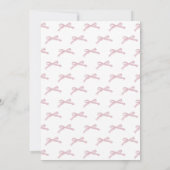 Roze Preppy Bonnet meisje eerste verjaardag Kaart (Achterkant)