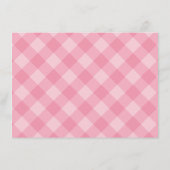 Roze Preppy Pompoen Verjaardag Tijd Capsule Opmerk Informatiekaartje (Achterkant)