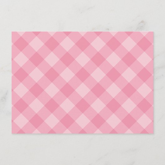 Roze Preppy Pompoen Verjaardag Tijd Capsule Opmerk Informatiekaartje (Achterkant)