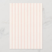 Roze Preppy Teddyshower Baby Shower Uitnodiging (Achterkant)