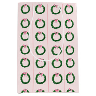 Roze & PreppyChristmas Wrapping Papier - Waterverf Medium Cadeauzakje