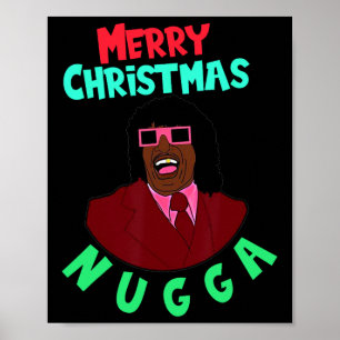 Roze Prettig Kerstmis Nugga Na Volgende Kerstmis Poster