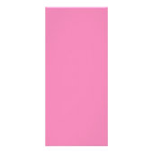 Roze prijslijst voor mobiele haarstijlschaar reclamekaart (Achterkant)