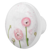 Roze prim Roos Keramische knop/Pull keramische kno Keramische Knop (Rechts)