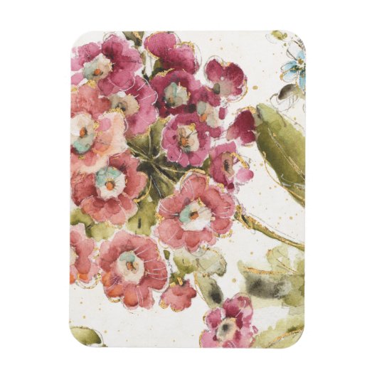 Roze primrose magneet (Verticaal)