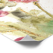 Roze primrose poster (Hoek)