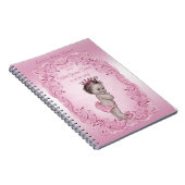 Roze  Princess Baby shower Guest Book Notitieboek (Rechterzijde)
