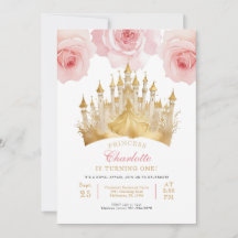 Roze Prinses 1e Verjaardagsfeest Sprookjeskroon