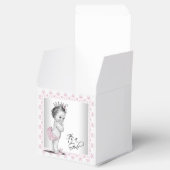  roze prinses Baby shower Bedankdoosjes (Geopend)