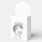 Roze Prinses Baby shower Favor Boxes Bedankdoosjes (Geopend)