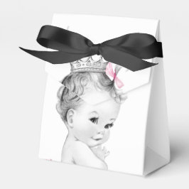 Roze Prinses Baby shower Favor Boxes Bedankdoosjes