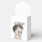 Roze Prinses Baby shower Favor Boxes Bedankdoosjes (Geopend)