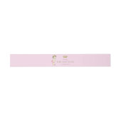 Roze Prinses Baby Shower Uitnodigingen Wikkel (Vlak)