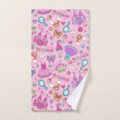 Roze prinses badhanddoekenset bad handdoek (Handdoek)