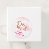 roze prinses bedankjes labels (In situ)
