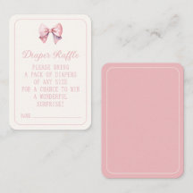 Roze Prinses Beer Boog Luier Raffle