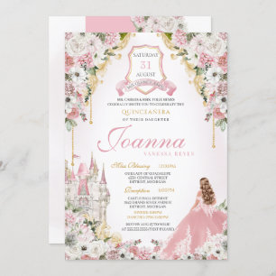 Roze Prinses Blush Goud Koninklijk Kasteel Quincea Kaart