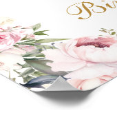 Roze Prinses Carriage Verjaardagsfeestje Welkom Poster (Hoek)