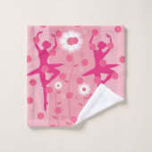 Roze prinses Collectie - BATH TOWEL SET Bad Handdoek (Wasdoekje)