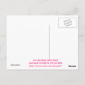 ROZE PRINSES COLLECTIE BRIEFKAART (Achterkant)