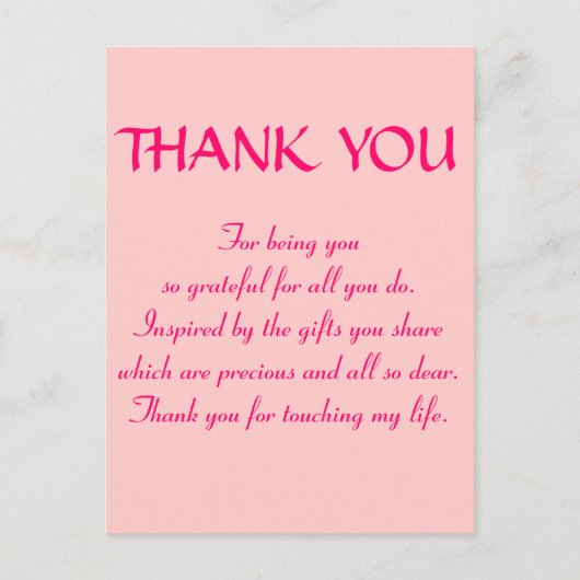 ROZE PRINSES COLLECTIE BRIEFKAART (Voorkant)
