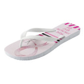 Roze Prinses Collectie Dames Flip Flops (Schuin)