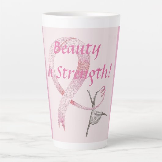 Roze Prinses Collectie Dames Latte Mok (Voorkant)
