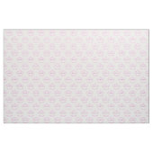 Roze prinses Crown Custom Name Stof (Yard (91,4 cm))