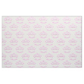 Roze prinses Crown Custom Name Stof (Fat Quarter)