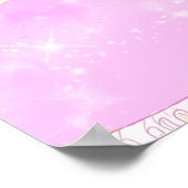 Roze prinses en eekhoorntjesposter poster (Hoek)