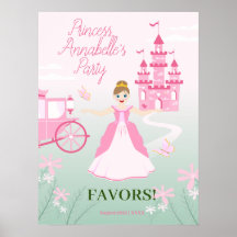 Roze Prinses Fantasy Verjaardagsfeestje