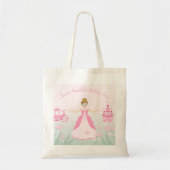 Roze Prinses Fantasy Verjaardagsfeestje Tote Bag (Voorkant)