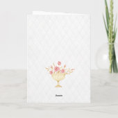 Roze Prinses Foto Verjaardag Wenskaart Kaart (Achterkant)