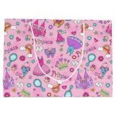 Roze prinses grote cadeautas (Achterkant)