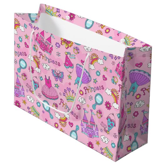 Roze prinses grote cadeautas (Voorkant Gekanteld)