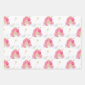 Roze Prinses  Inpakpapier Vel (Voorkant 3)