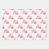 Roze Prinses  Inpakpapier Vel (Voorkant 2)