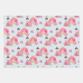 Roze Prinses  Inpakpapier Vel (Voorkant)