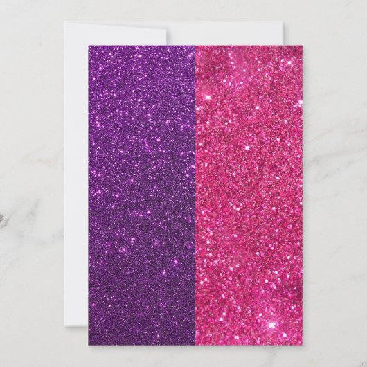 Roze prinses kasteel meisje verjaardagsfeestje kaart (Achterkant)