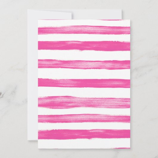 Roze Prinses Kitten Kat Verjaardag Kaart (Achterkant)