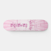 Roze Prinses Kroon Tiara Old School Skateboard (Horizontaal)