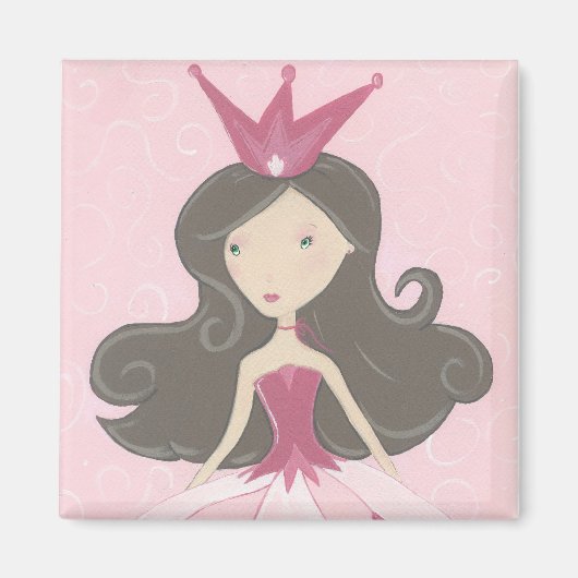 Roze Prinses Magneet (Voorkant)