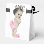 Roze Prinses Meisje Baby shower Bedankdoosjes (Achterkant)