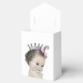 Roze Prinses Meisje Baby shower Bedankdoosjes (Geopend)