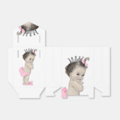Roze Prinses Meisje Baby shower Bedankdoosjes (Uitgevouwen)