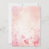 Roze Prinses Meisje Verjaardag uitnodiging (Achterkant)