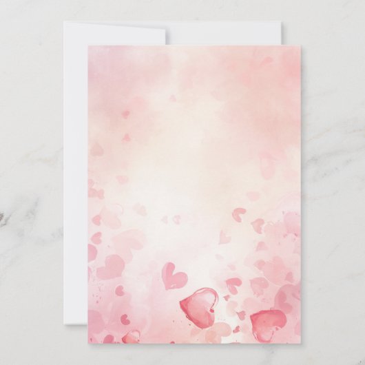 Roze Prinses Meisje Verjaardag uitnodiging (Achterkant)