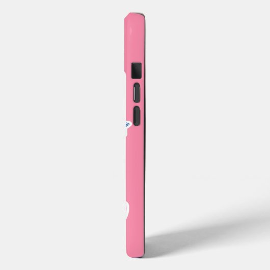 Roze prinses met magische toverstaf en tiara Case-Mate iPhone case (Achterkant / Links)