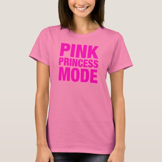 Roze Prinses Mode T-shirt (Voorkant)